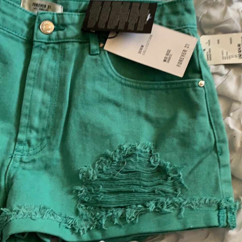Forever 21 distressed shorts.